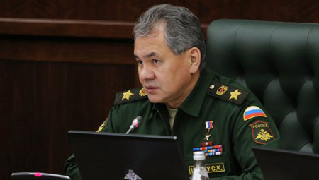 Bộ trưởng quốc phòng Nga Sergei Shoigu.